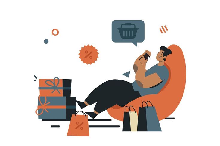 Shopping illustration